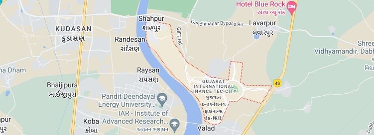 Image of Location Map of Shree Hari Corporation Gift City Nava Naroda  Ahmedabad - Proptiger.com